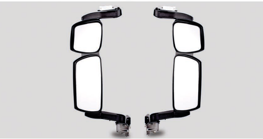 Retrovisor (Braço Médio) Elétrico c/ Aquec. Iveco Stralis/Hi-Way