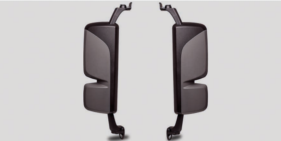 Retrovisor (Capa Cinza) Elétrico c/ Aquec. Actros 2010 a 2019